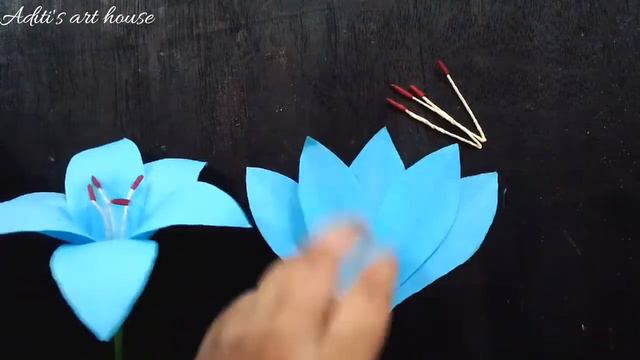 How to make beautiful Lily paper flower||DIY crepe paper flower||flower decor||crepe paper flowers