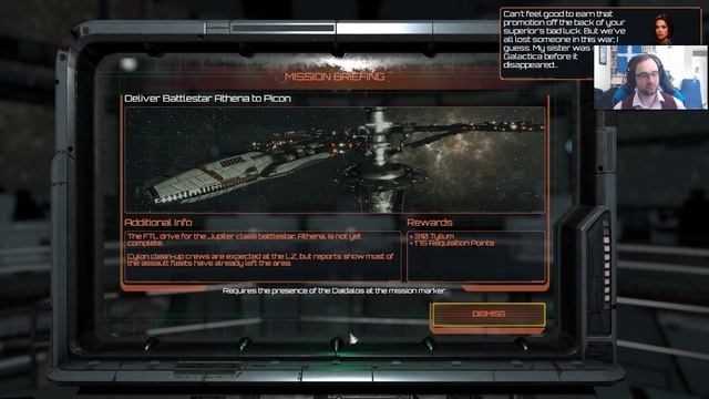 BATTLESTAR GALACTICA DEADLOCK #01 ATHENA Preview - BSG Fleet Command Let's Play