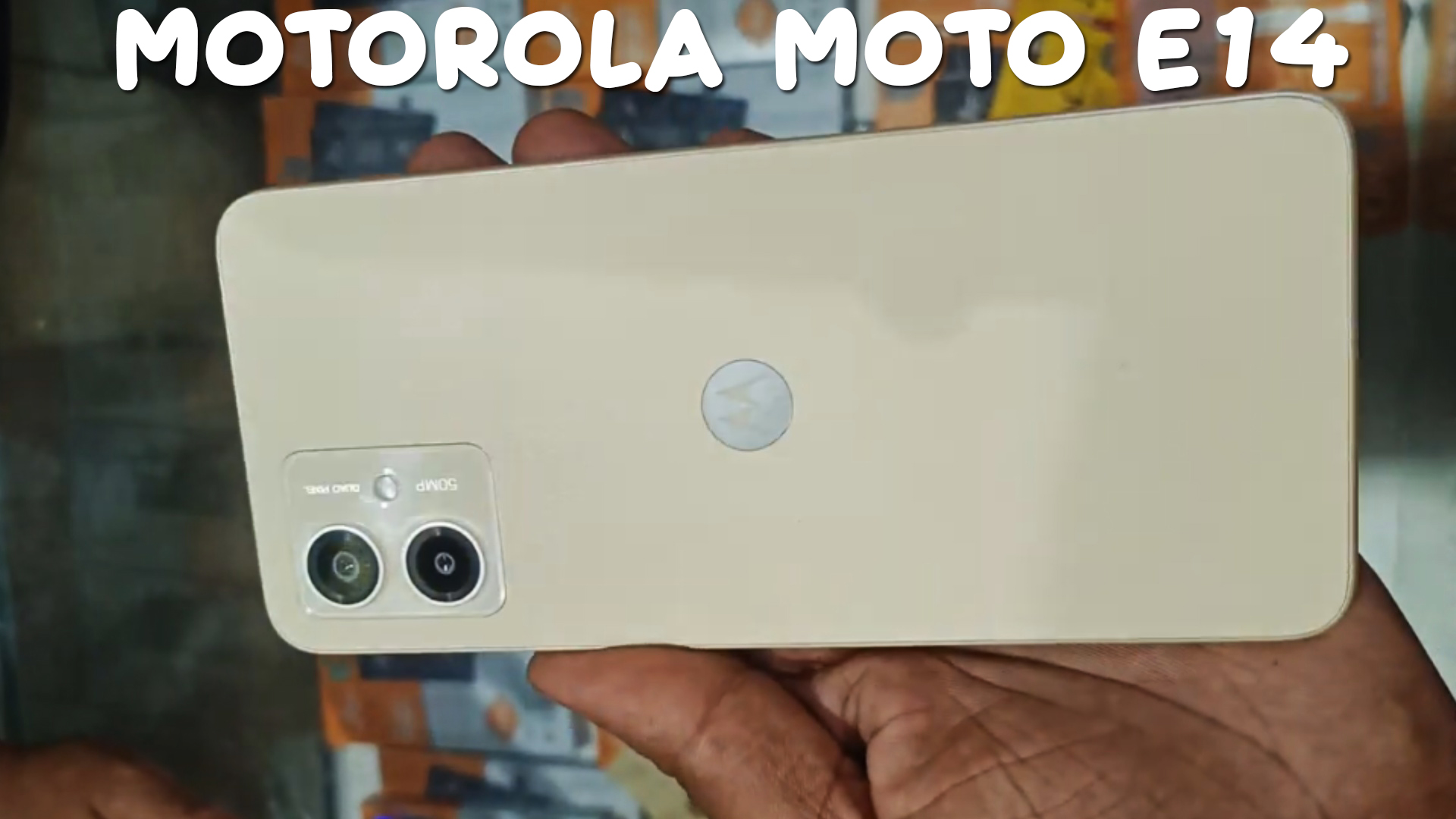 Motorola Moto E14 первый обзор на русском