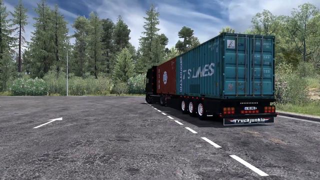 Owned Container Trailer v2 | Euro Truck Simulator 2 Mod [1.38]