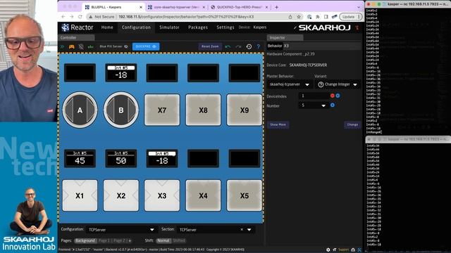 One-Click Behaviors with TCP Server: Simplifying Blue Pill Device Core Applications (Beta)