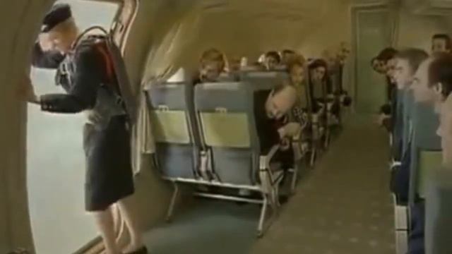 Страшный сон у пассажира самолёта!