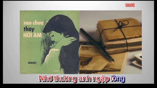 KARAOKE ACOUSTIC- SAO CHƯA THẤY HỒI ÂM- TONE NAM= BOLERO HAY NHẤT- GUITAR MỘC-