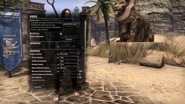 How To Disable Anti Aliasing In Elder Scrolls Online