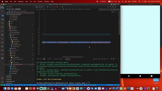 Flutter Login Screen UI Design for GetX Clean Architecture
