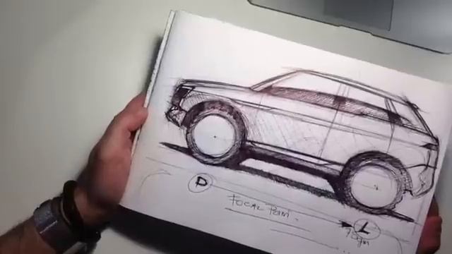 Car Sketching Tutorial P40 - SUV and products
