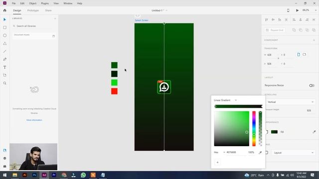 How to Design Splash Screen in Adobe XD Full Tutorial In Hindi/Urdu In 2023 || Class#14 ||