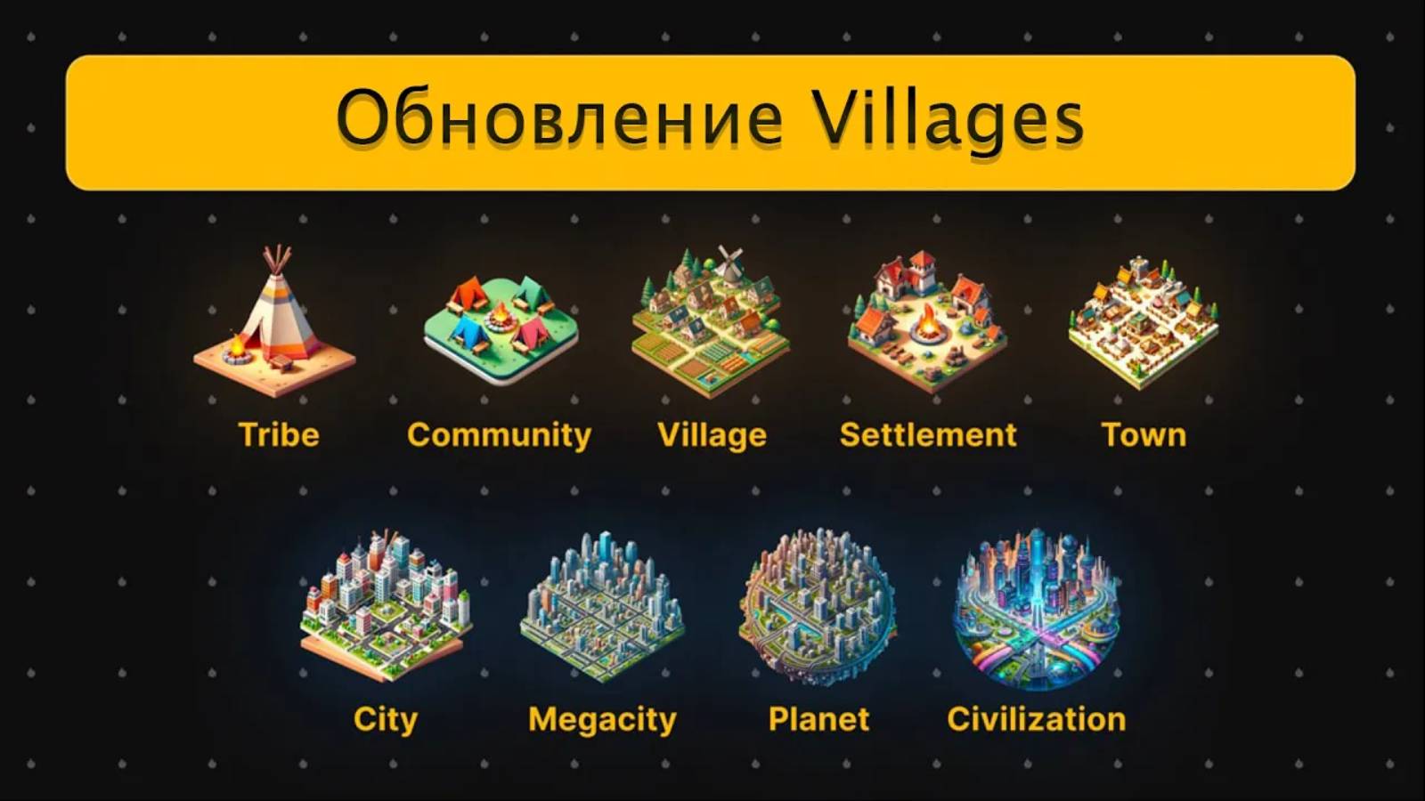 БОЛЬШЕ ТОКЕНОВ HOT | ЛАУНЧПАД UWON | Обновление Villages для Near Wallet