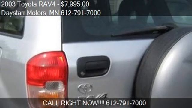 2003 Toyota RAV4 Base AWD 4dr SUV for sale in Minnetonka, MN
