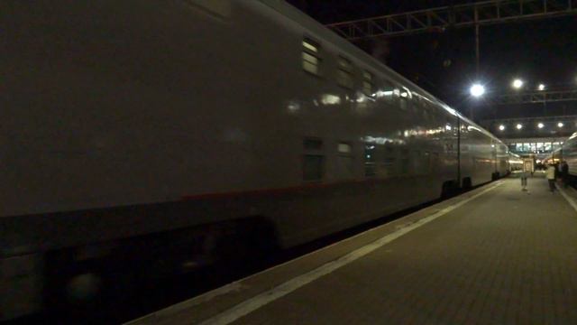 ЭП20-042 с двухэтажным поездом №170 Москва — Адлер. ВАГОНЫ ДЛЯ КРЫМА. ГРАНД ЭКСПРЕСС.