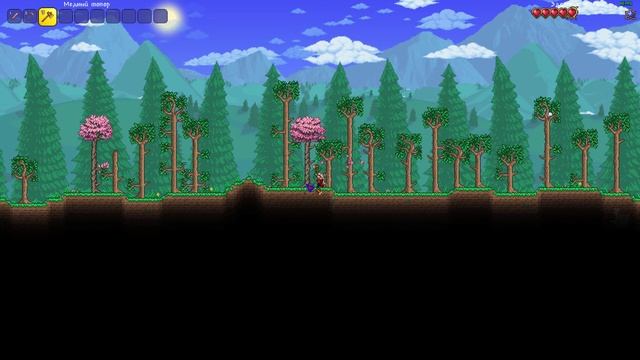 Terraria. Бревно!!!