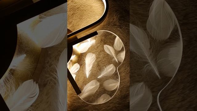 Люстра потолочная светодиодная LED 4 Сердца