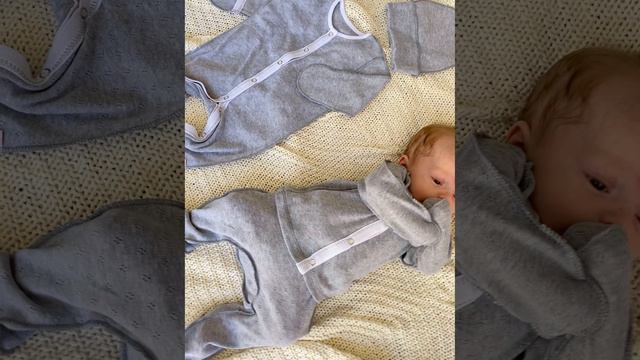 Комплект одежды для новорожденных Cotton Baby - базовая коллекция из рибаны