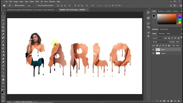 Dripping Effect | Text Dripping Effect | Splatter Effect | Photoshop Editing CARLO Effect photoshop