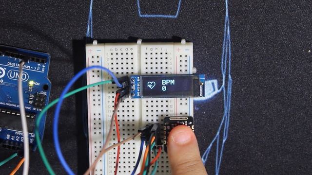 Measure Heart RateBPM and SpO2 with MAX30102  Arduino