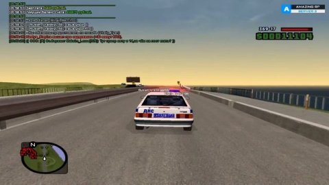 Будни ДПС (GTA: Criminal Russia по сети Amazing RP)