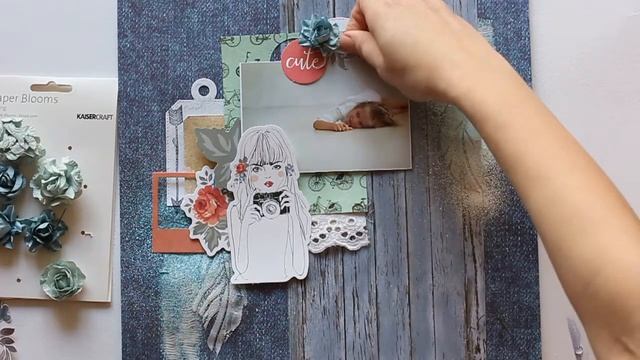 Bohemian Look Layout  - Kaisercraft new collection Boho Dreams