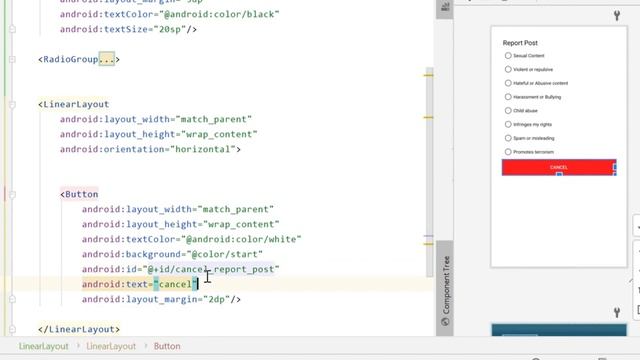 report functionality  social media app using firebase 2021