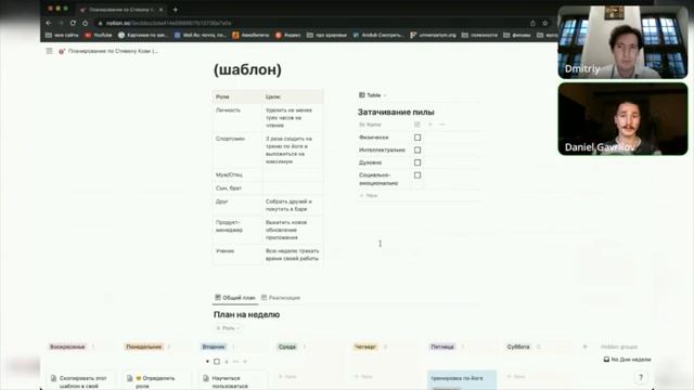 Дмитрий Черненьков  Мастеркласс Оптимизация работы и жизни при помощи Notion и Obsidian