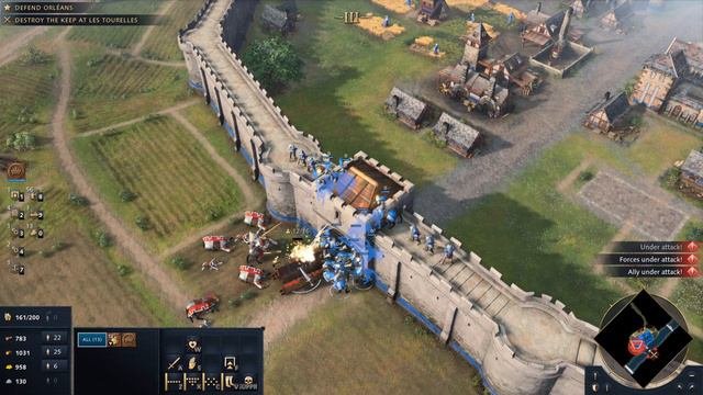 Age Of Empires 4 - THE SIEGE OF ORLÉANS (Hard)