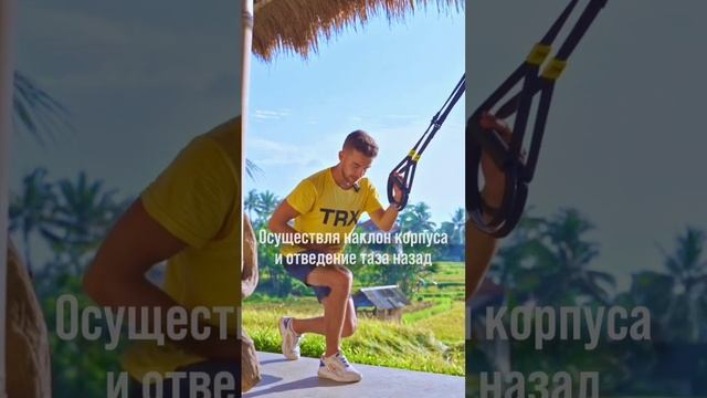 TRX сплит приседания