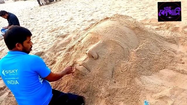 ll IN SEARCH OF A GOD / SAND ART / ART MAKING AT PURI SEA BEACH ll