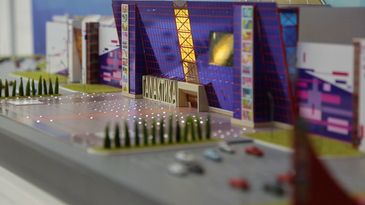 Проект торгового центра в Спутнике представили на выставке в Москве
