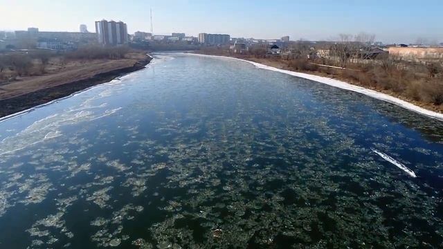Река Уда после расчистки Улан-Удэ