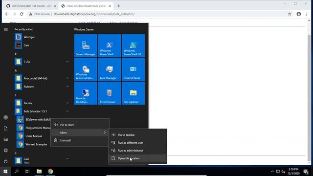 Lab11 Demo video: Data Carving And Recovery