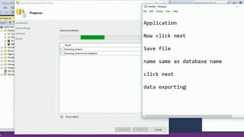 how to import and export database in sql Server 2019