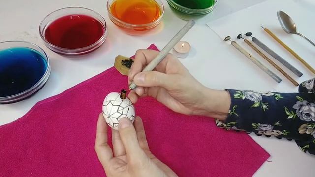 Мастер-класс по росписи пасхального яйца "Пасхальная писанка".