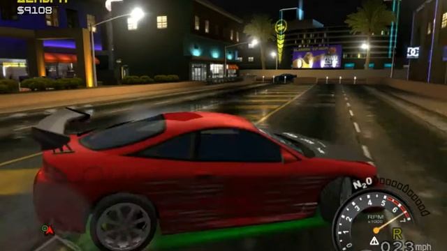 "Игра на колесах"#2 нубский обзор игры Street Racing Syndicate.avi