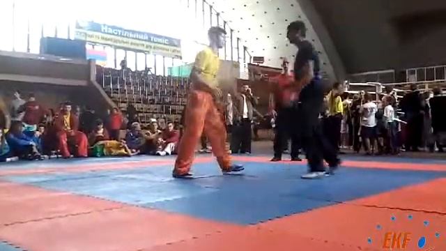 Савчук-Конощенко раунд 2 ТУЙШОУ 05.12-15. Чемпионат Европы по кунгфу, Львів Україна