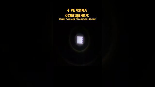 Ручной аккумуляторный фонарь с зумом. Функция светильника и магнитного держателя.