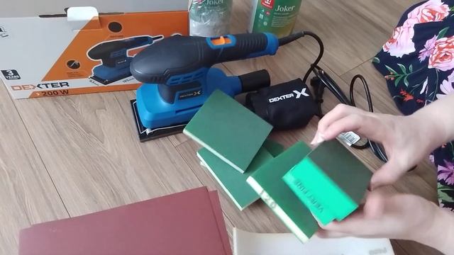 БОЛЬШИЕ МАШИНЫ для Больших работ! Купила шлифмашину для больших  предметов из дерева .Декупаж  .