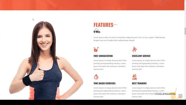 Sakamichi - Fitness Club WordPress Theme personal trainer health