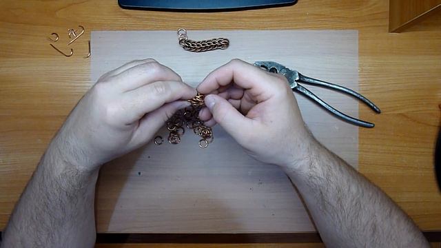 Как сделать цепочку из медной проволоки своими руками