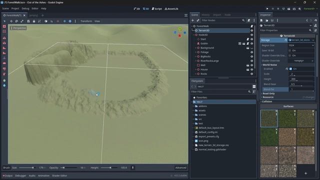 Terrain3D for Godot 4 - C Editable Terrain System