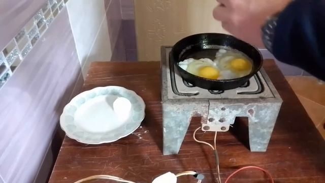 Готовим обед от солнечных панелей на прямую без инвертора!