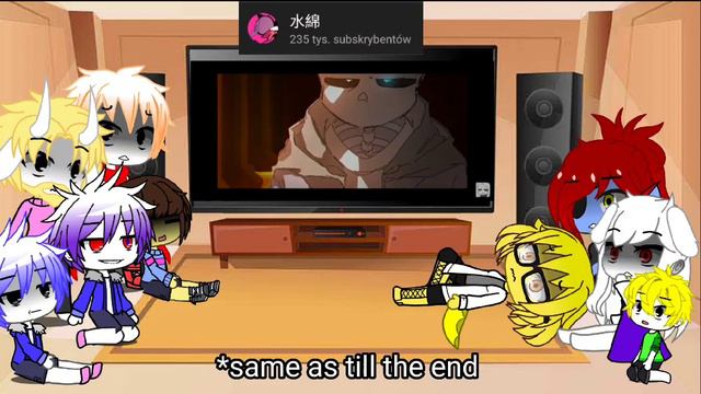 Undertale react to Dust