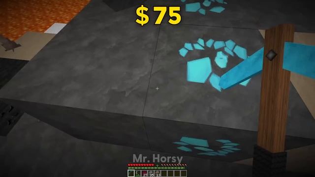 Mining with TNT in $10 Vs $25 Vs $50 Vs $75 Vs $100 Minecraft..