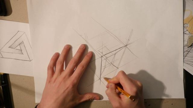ЭТО НЕВОЗМОЖНО НАРИСОВАТЬ. Невозможная лестница ч.2