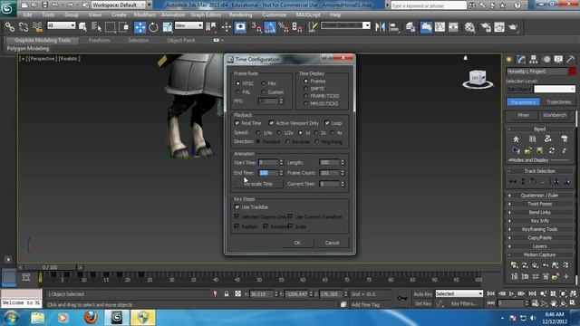 3DMax Tutorial - Horse Rig with Biped