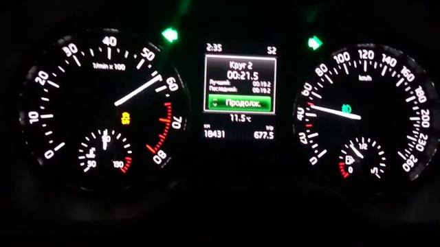 Octavia A7 Combi 4x4, 0-100, Revo st1
