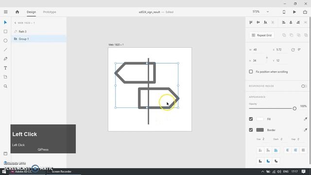 Adobe XD Howto - Wayfinding Sign Icon