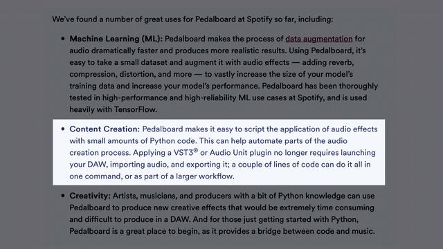 Pedalboard  Python: Dave Daranjo Final Presentation Video - Spring 2023
