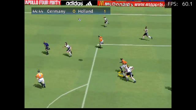 Germany - Netherlands | FIFA 2000 | PSX | RPi4