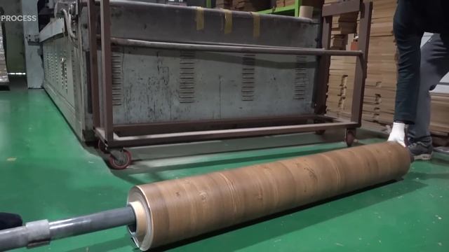 Mass Production Process of Making 3-Drawer Chests. Wooden Furniture Factory in Korea.