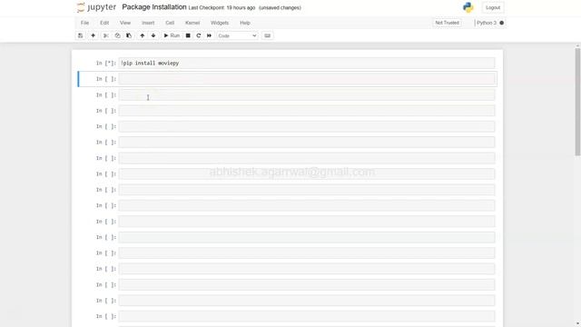 How to Install moviepy Library in Python Anaconda Jupyter Notebook
