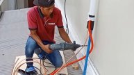 LG Dual Inverter 1.0hp Installation in San Quintin #acinstallation #splittype #airconditioner #lgac